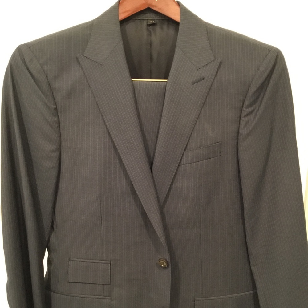J. Crew Ludlow Navy Suit 40s jacket; 34/32 pant